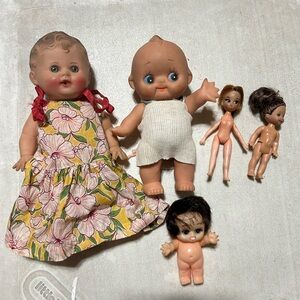 Vintage Assorted  Dolls